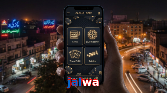 Main screen of Jalwa app page for PK players