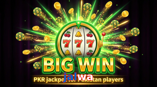 Big win animation on Jalwa slot game