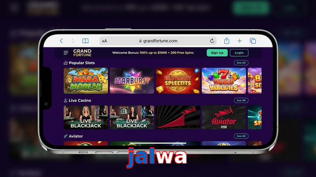 Main screen of Jalwa ios page for PK players