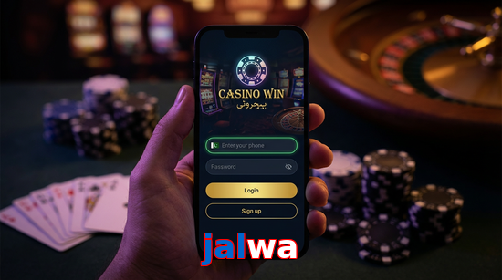 Main screen of Jalwa login page for PK players